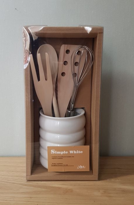 Conjunto de utensilios de cozinha