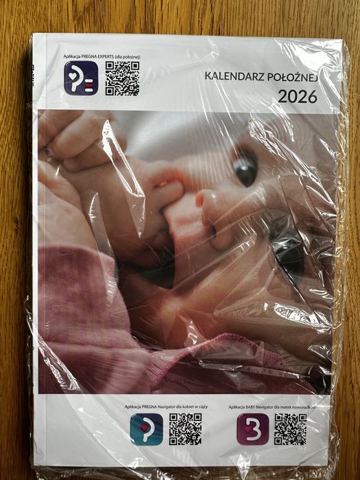 Kalendarz książkowy dla położnej medyczny 2026 rok nowy