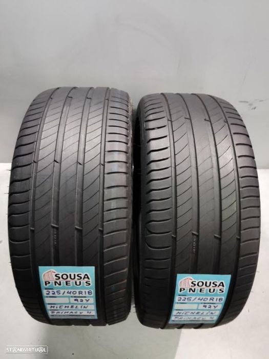 2 pneus semi novos 225-40r18 michelin - oferta dos portes 130 EUROS