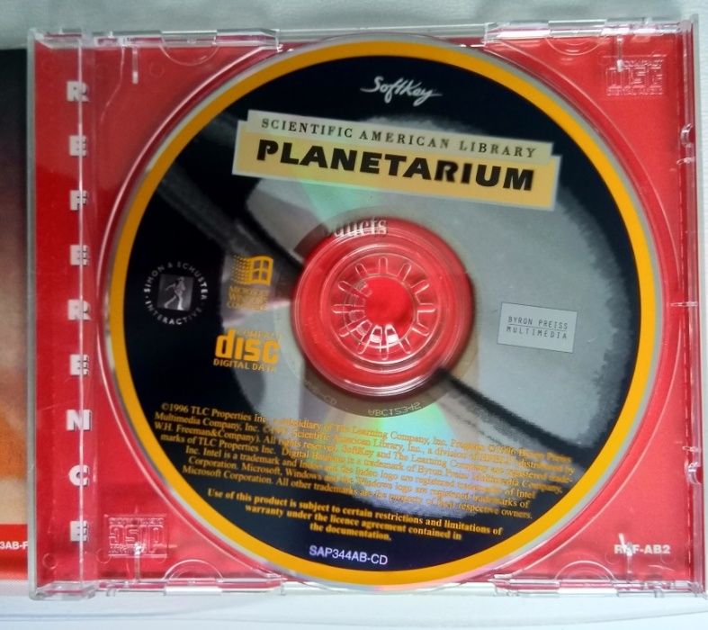 CD Rom Scientific American Library Planetarium64740400276739123