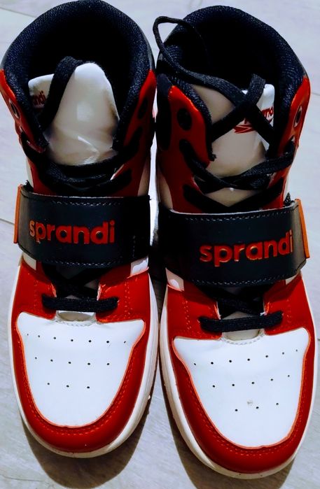 Adidasy sprandi 35 czarne wysokie trampki piłka korki