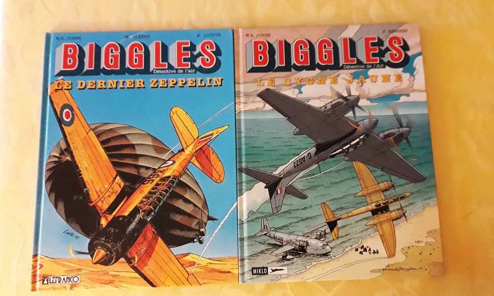 BD - Biggles - W.E.Johns/Bergese/Oleffe/Loutte (Edição francesa)
