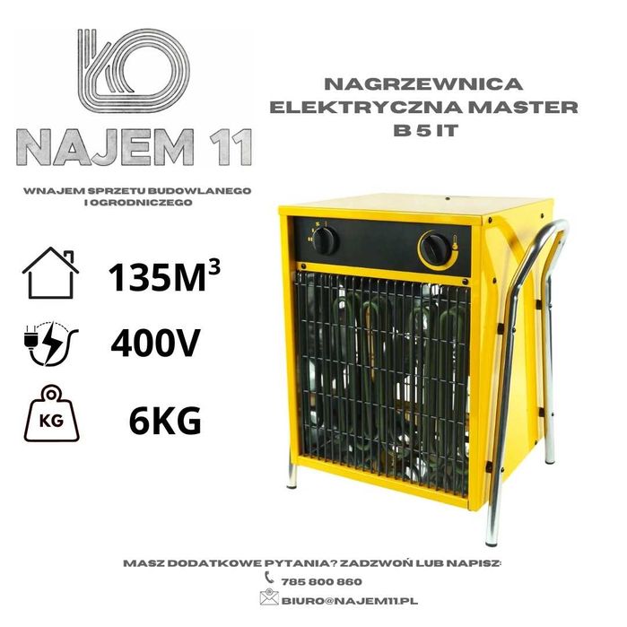 *WYNAJEM-Osuszacz /osuszacz budowlany/nagrzewnice elektryczne/olejowe*