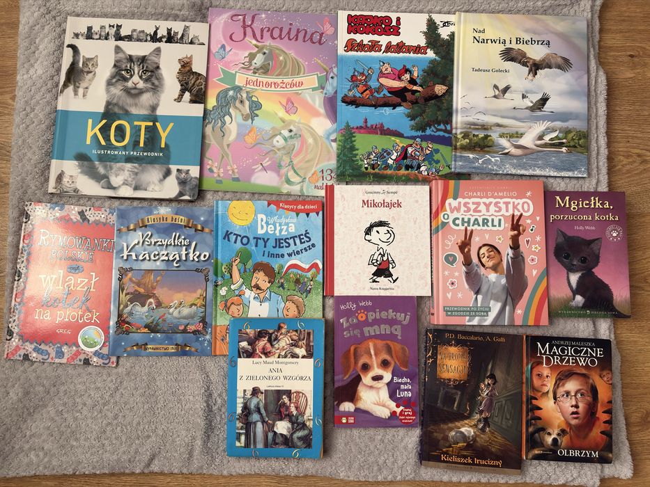 Ksiażki dla dzieci cena do ustalenia