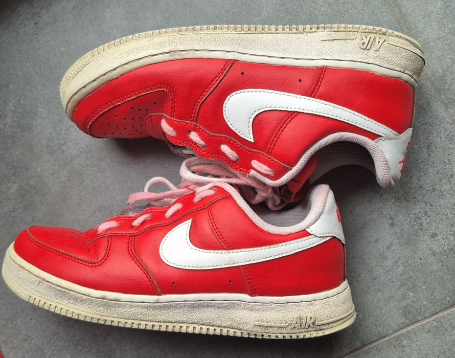 Nike Air - rozm.40, dł.25cm - czerwono-białe