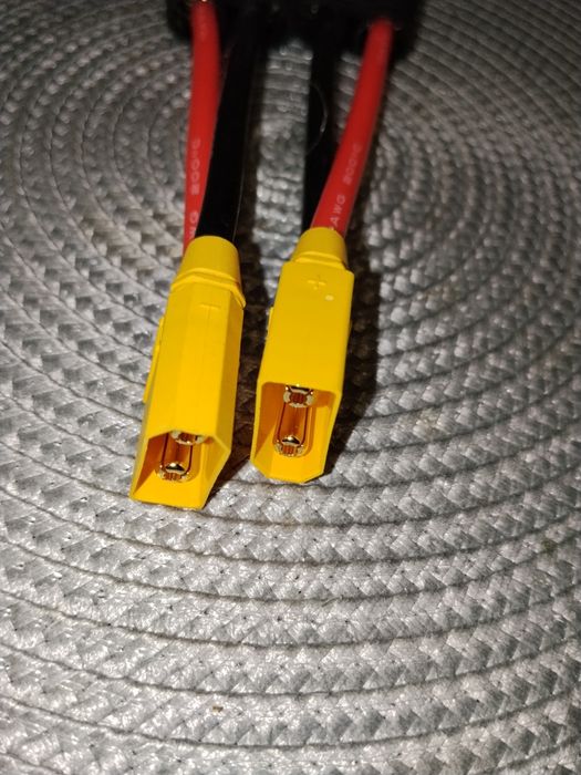 Перехідник QS8-S F (мама) до XT90H-M (тато) кабель 10AWG