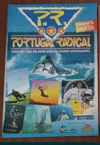 Cromos e cadernetas coleção anos 90
