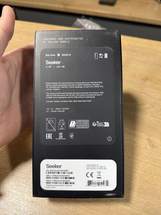 Solana Mobile Seeker 128GB новий