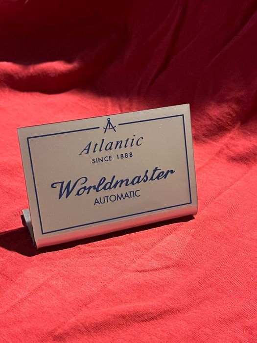 ATLANTIC - WORLDMASTER AUTOMATIC - oryginalny mini stand ekspozycyjny
