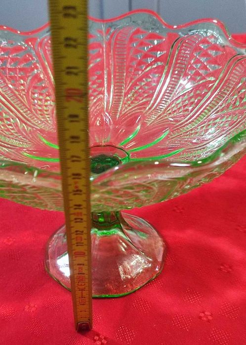 Фруктовница, конфетница. Стекло.  СССР