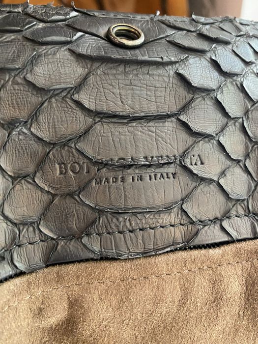 Сумка Bottega Veneta Pyton large