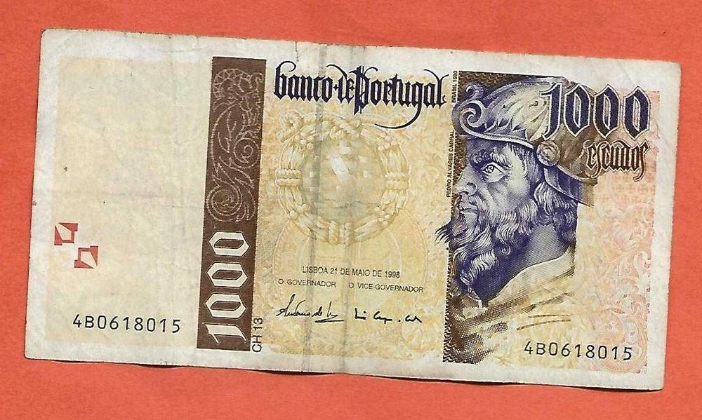 Nota de 1000$00 21/05/1998