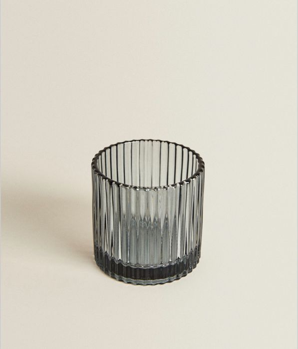 Porta-Velas De Vidro Zara Home NOVO