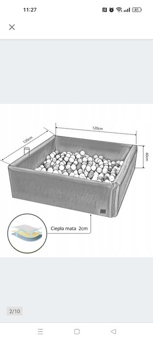 Suchy Basen z piłkami