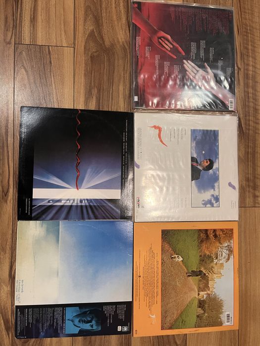 Varios discos vinil, antigos