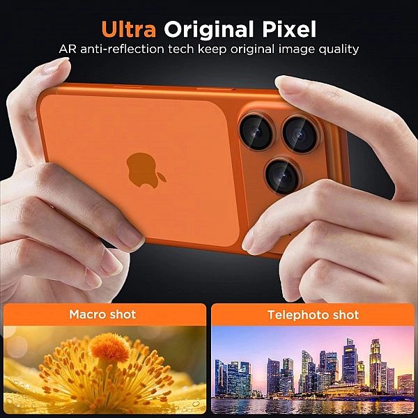 Osłona Aparatu Tech-Protect Camfull Fit+ Iphone 17 Pro Max Matte Clear