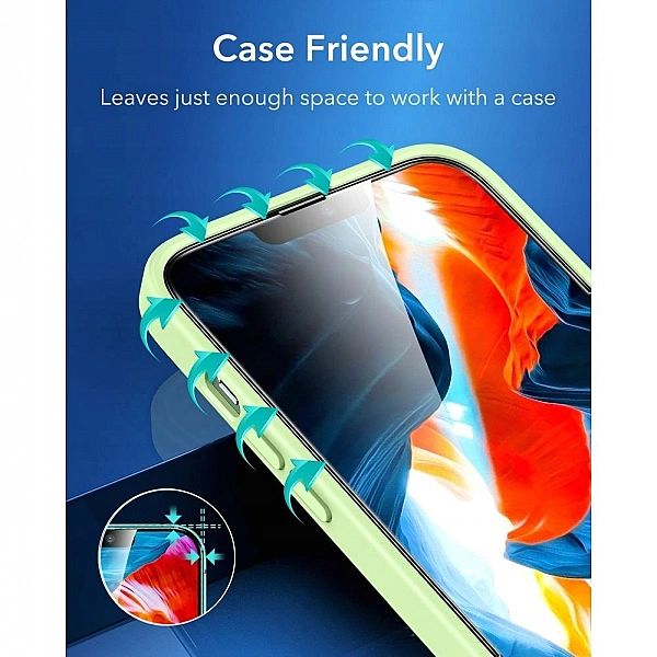 Szkło hartowane ESR do Apple iPhone 13 mini 2 szt. Braders ramka monta