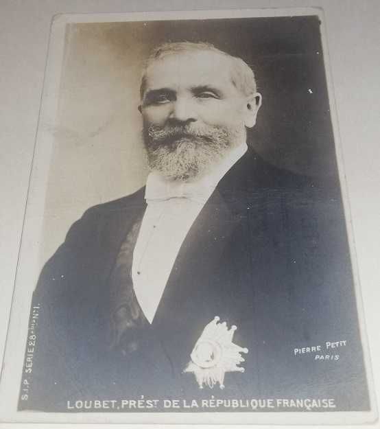 2 postais antigos de personalidades famosas: politico e ator