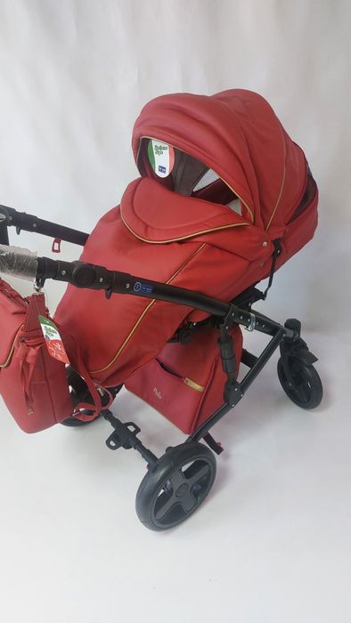 Коляска 2 в 1  в экошкірі