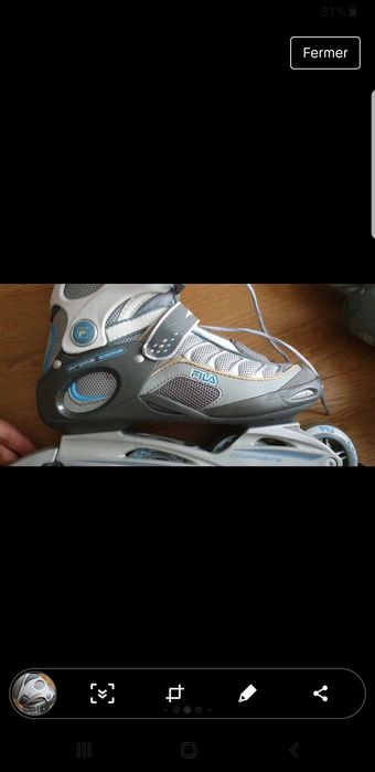 Patins em linha usados 1 única vez434144898461224964