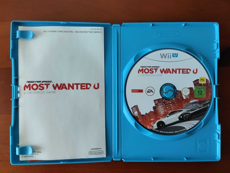 Need for speed Most Wanted WIIU