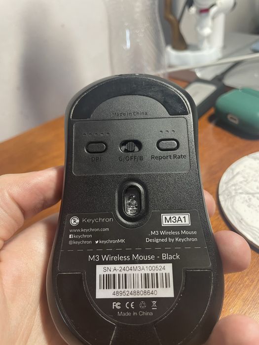 Keychron M3 Wireless Mouse Black