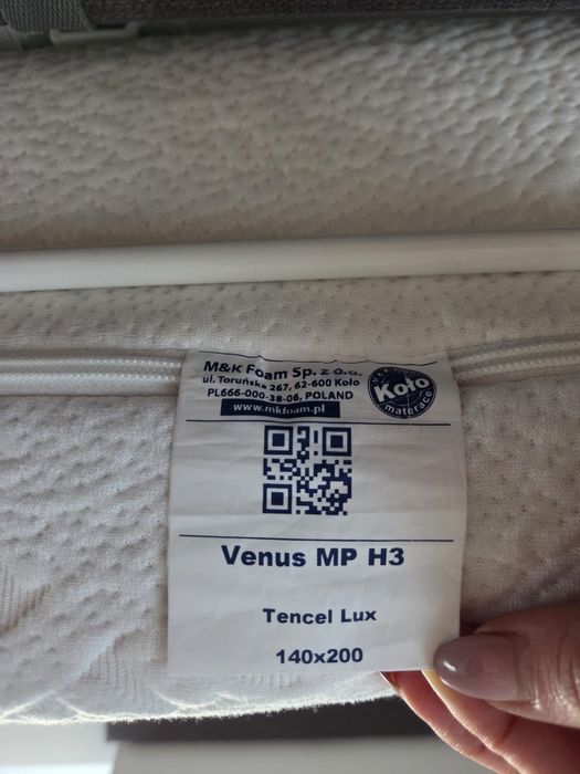 Materac Koło 140x200 H3 Venus MP