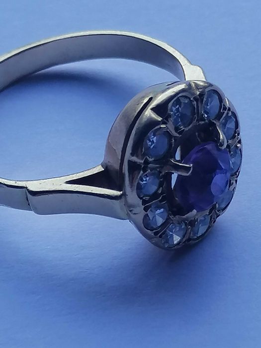 Серьги ссср 585 Одесса бриллиант