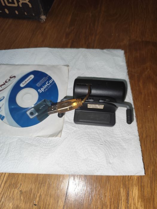 Webcam NGS SpinCam + CD Original (Retro)