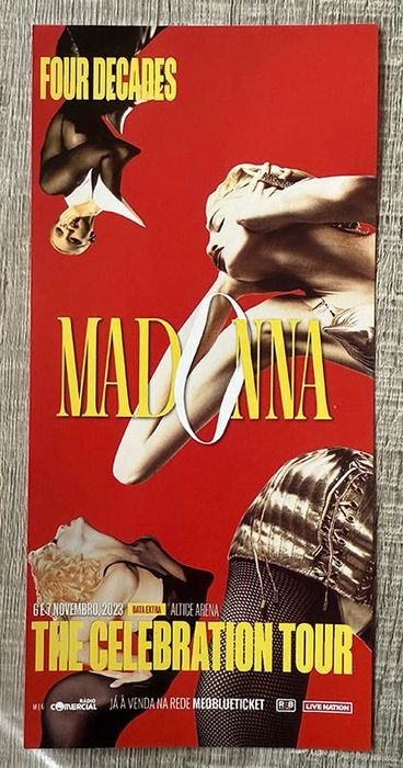 Madonna Flyer Concert Tour The Celebration Tour 2023 Portugal