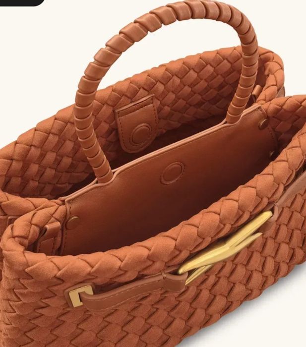 JW PEI Elora Woven Tote Bag White— преміум сумка з плетінням