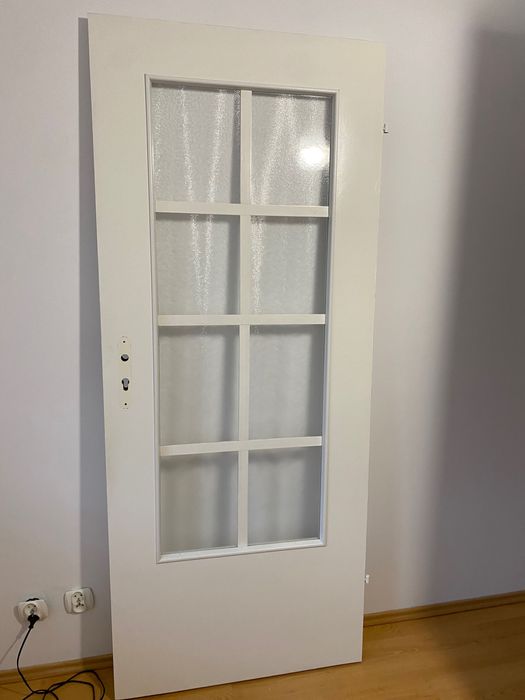 Drzwi białe wewnętrzne 80 cm