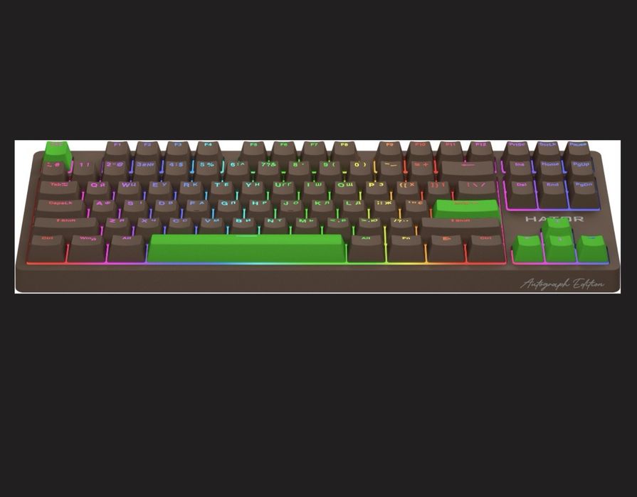 Клавиатура+мишка Hator+наушники Razer