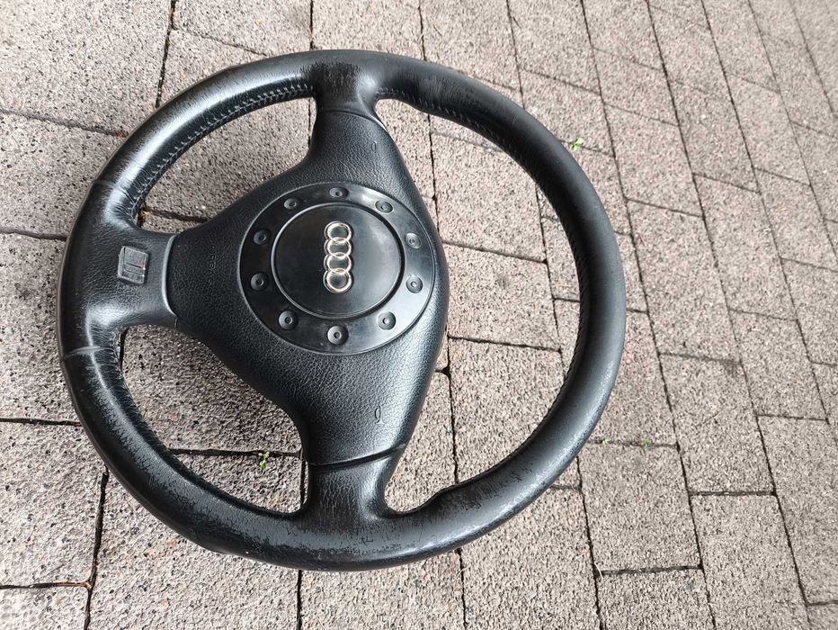 Kierownica Skóra Sline Audi A4 B5 Audi A6 C4 Audi 80 Mały Wieloklin