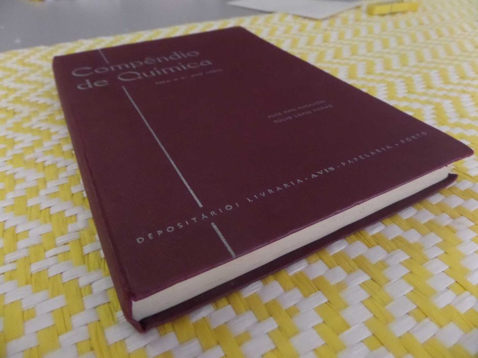 Compêndio de química para o 6º ano dos liceus – 1963