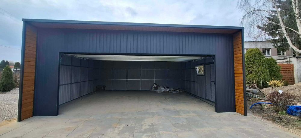 Garaż blaszany blaszak wiata schowek magazyn 6x6 6x5 4x6