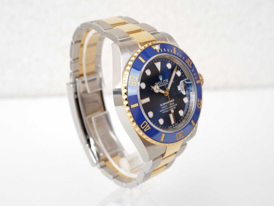 Rolex Submariner Date 41mm Yellow Gold Steel Ceramic Blue Dial