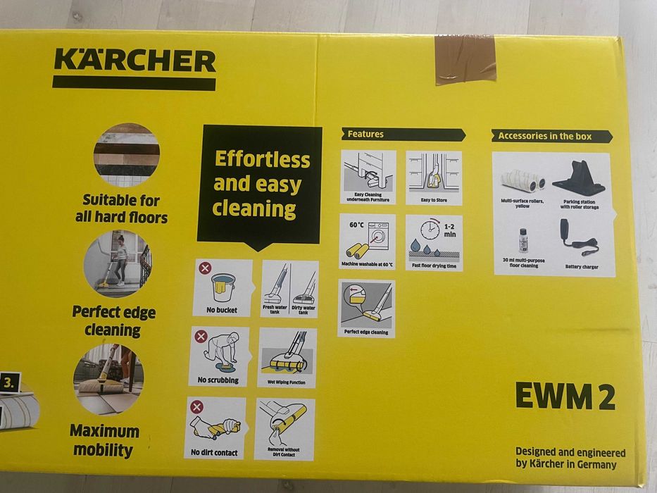 Mop elektryczny bezprzewodowy Karcher