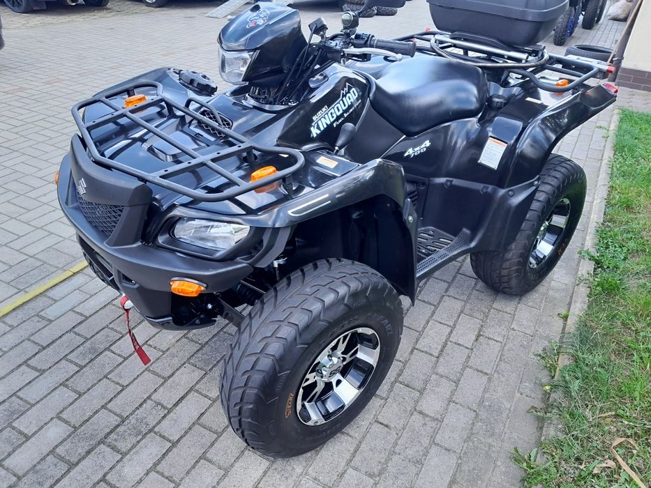 Suzuki kingquad 700 salon pl jak nowy 1700km Zarejestrowany Doposazony