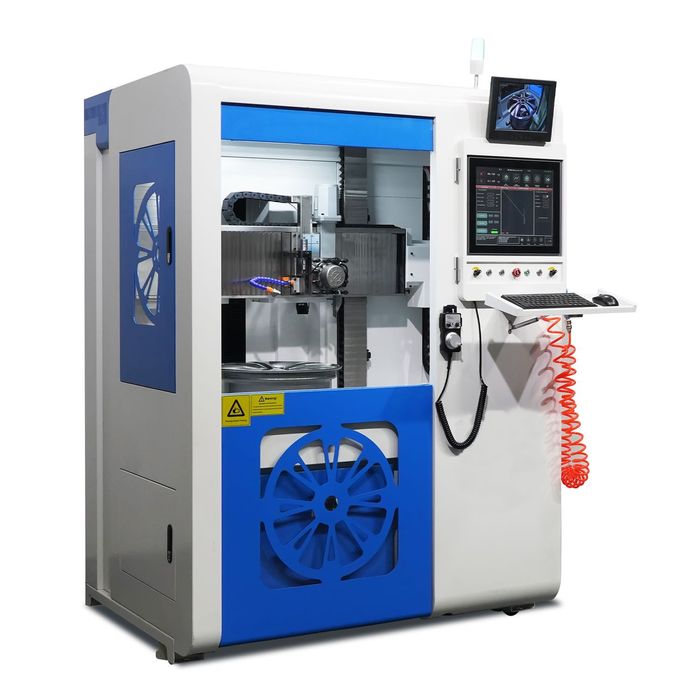 Токарний верстат з ЧПУ для відновлення ободів, коліс, країв, передків