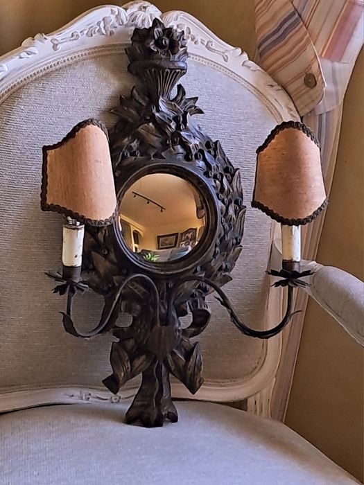 Aplique Parede Antigo c/2 Braços