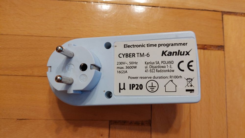 Programator czasowy Kanlux  Cyber TM6