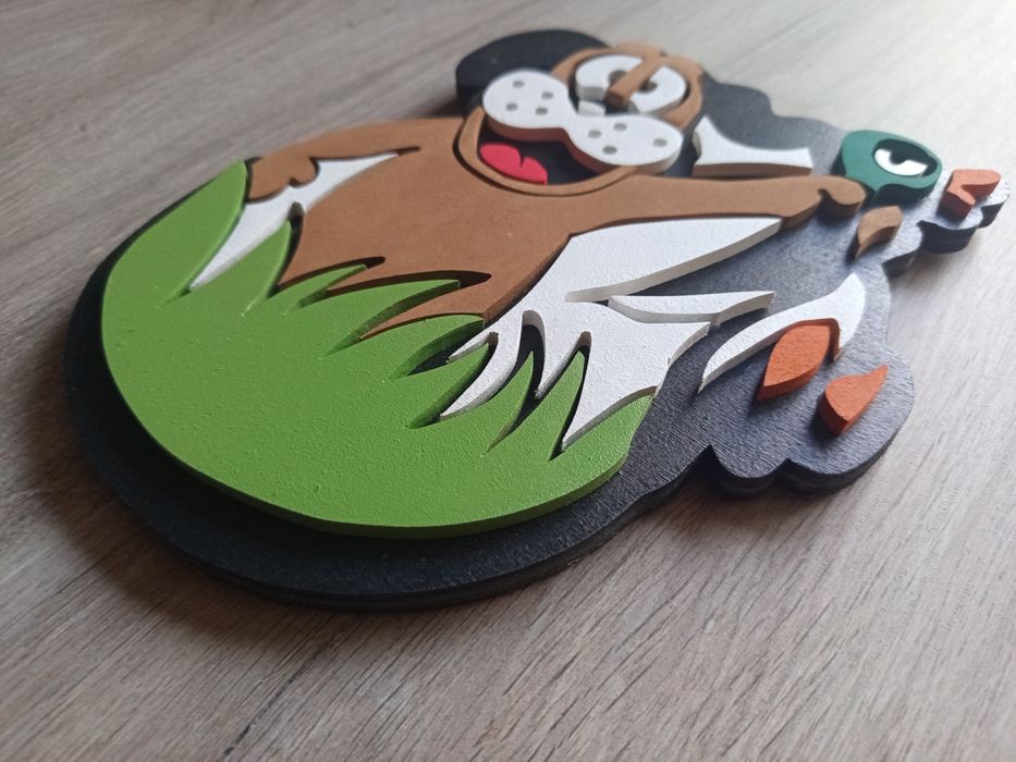 Quadro em relevo Duck Hunt oferta de portes