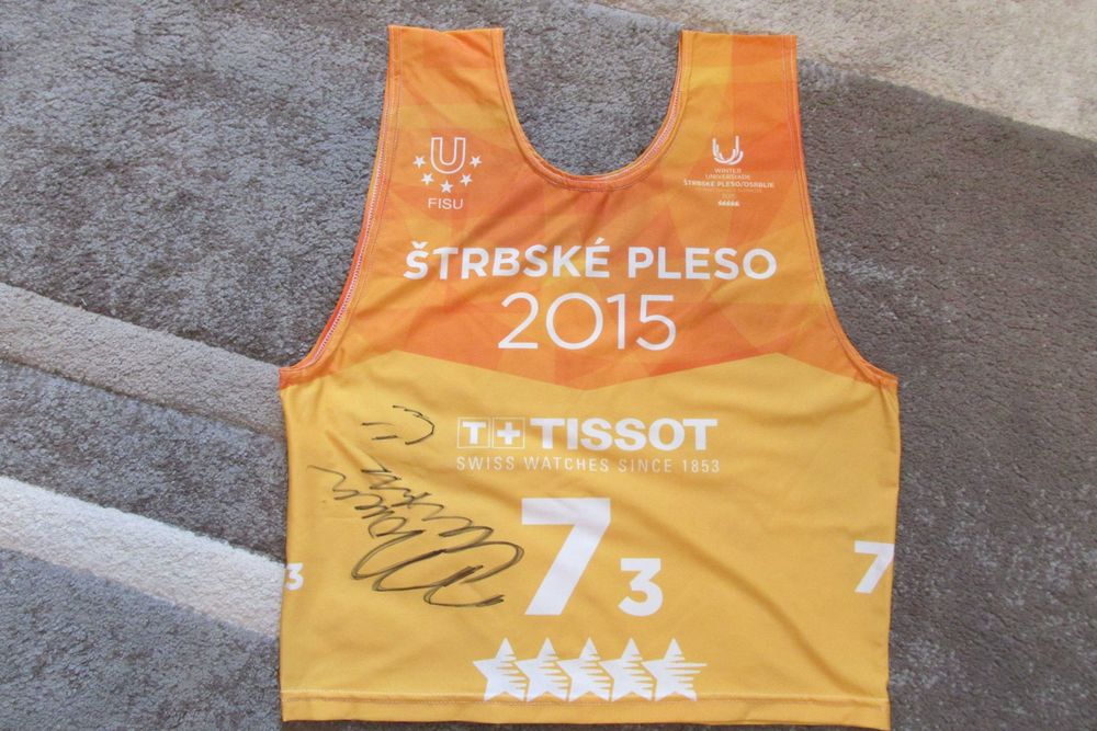 Plastron z autografem