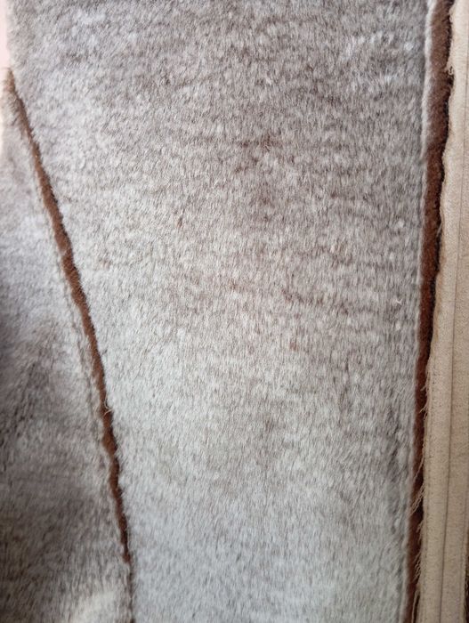 Kamizelka ZARA skóra i wełna śliczna i cieplutka r M