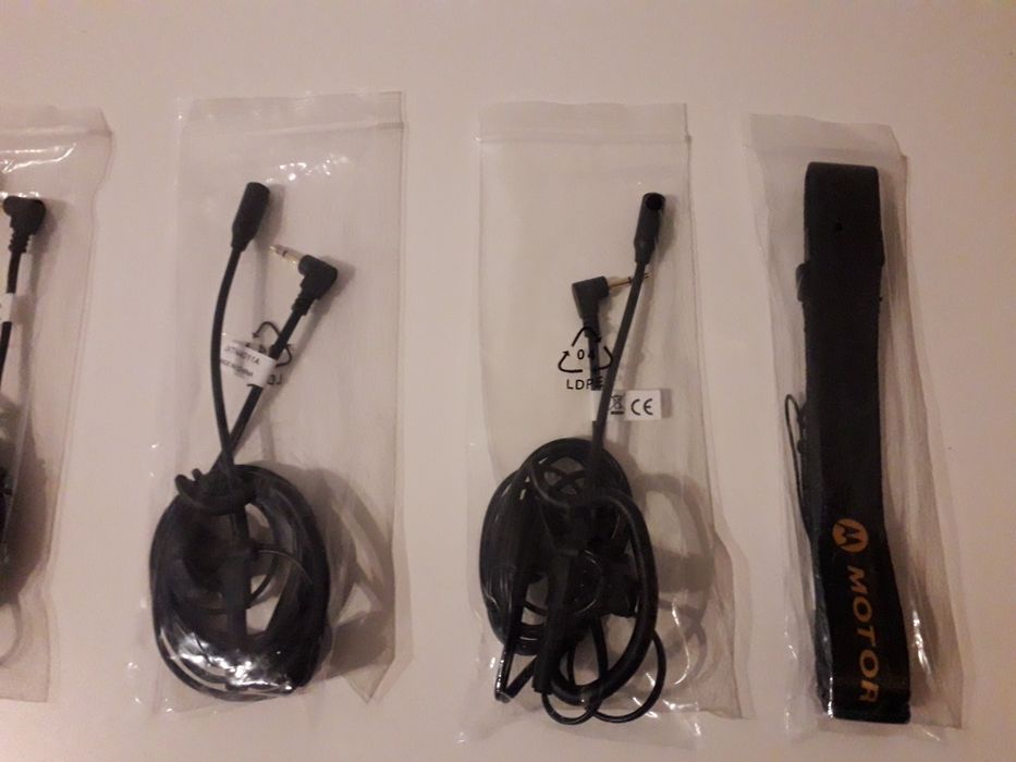 Auriculares Motorola e fita