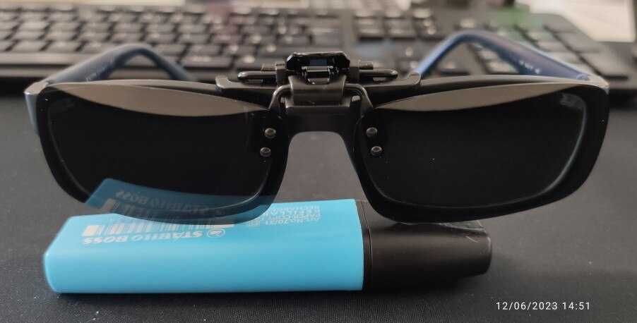 Накладка на очки солнцезащитная UV400 , поляризация.
