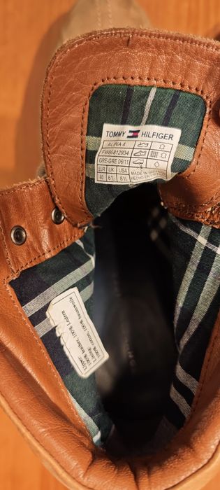 Botas pele cano alto Tommy Hilfiger Tam.40