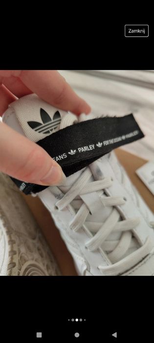 Buty adidas forum low parley czarno białe