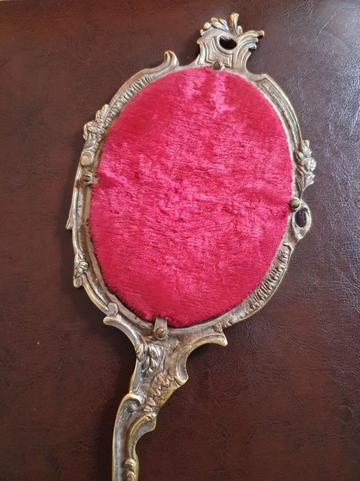 Espelho de mão bronze